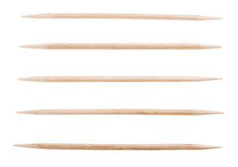 wooden toothpick isolated