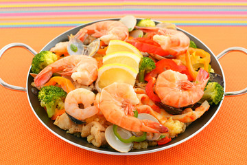 おいしそうなパエリア