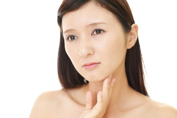Fototapeta premium 寛ぐ女性