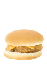 食　ハンバーガー　フィシュバーガー　チーズバーガー　白バック