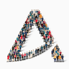 abstract business symbol people