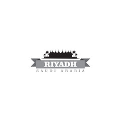 Riyadh Saudi Arabia city symbol vector illustration
