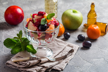 Sweet healthy fruit salad