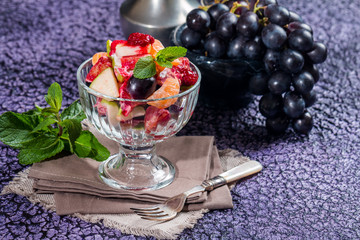 Sweet healthy fruit salad