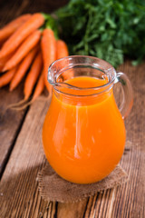 Carrot Juice (selective focus)