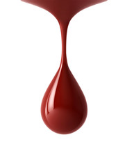Blood drop with clipping path