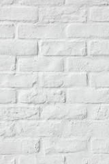 Fototapeta premium 白いレンガの背景 White brick background