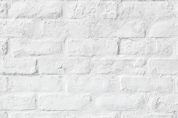 白いレンガの背景　White brick background