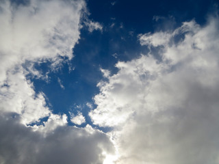 Obraz premium blue sky and clouds