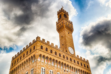 Fototapeta premium battlements in Firenze