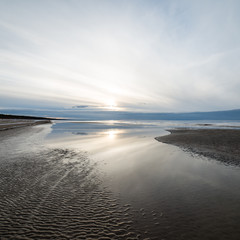 Beautiful sunset over the sea