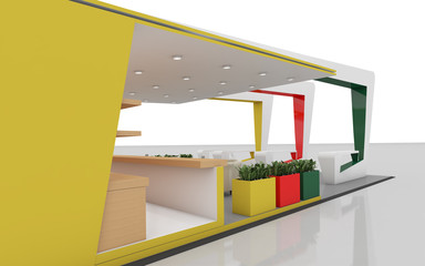 Colorful Exhibition Stand