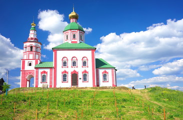 Fototapeta na wymiar Summer landscape in Suzdal