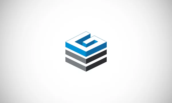 Letter G Abstract Box Logo Stock Vector Adobe Stock