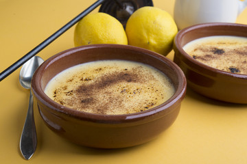 crema catalana, catalan cream, spanish dessert..