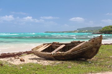 Boot am Rincon Strand