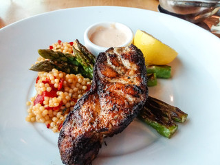 Blackened Grouper in Window Light