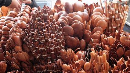 utensils made up of wood