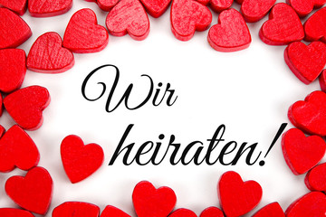 Wir heiraten