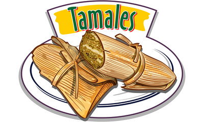 Tamales vector