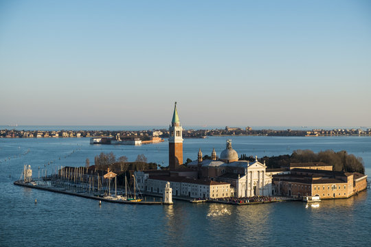 Aerial view of Venice, Italy