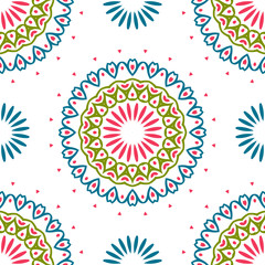 Vintage universal different seamless eastern patterns (tiling).