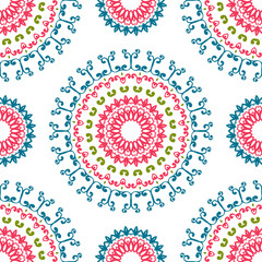 Fototapeta premium Vintage universal different seamless eastern patterns (tiling).