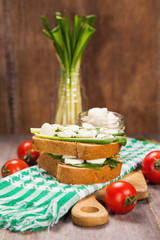 sandwich with cheese