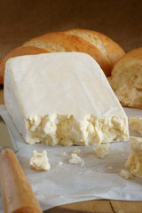 Caerphilly cheese a traditional Welsh crumbly cheese