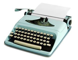 Vintage 60th portable retro typewriter