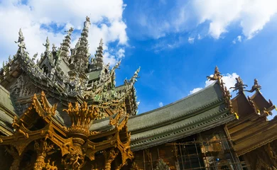 Crédence de cuisine en verre imprimé Monument Thai temples, cultural monuments