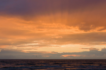 decline over the sea
