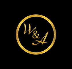 WA initial wedding in golden ring