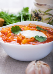 Vegetarian borsch
