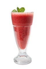 strawberry banana cold smoothie