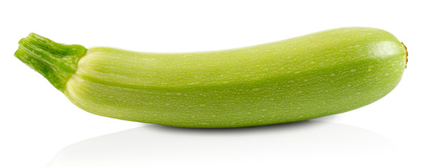 Zucchini isolated on a white background