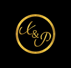 XP initial wedding in golden ring