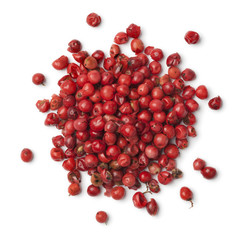 Heap of rose peppercorns