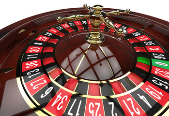 Casino roulette wheel