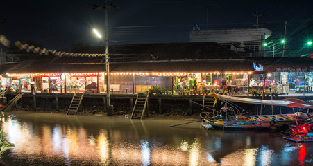 Ampawa Floating Market in Thailand