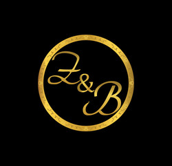 ZB initial wedding in golden ring