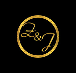 ZJ initial wedding in golden ring