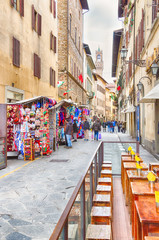 Obraz premium stalls in the alleys of Florence