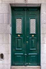 Fototapeta na wymiar Old door in the city of Lisbon