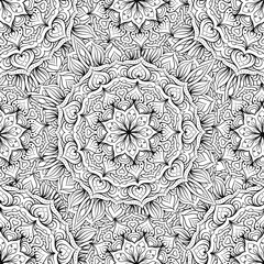 Ethnic decorative ornamental seamless pattern