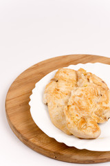 Chicken breast on the plate