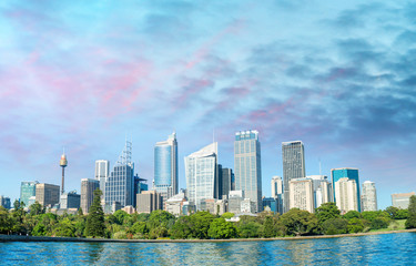 Beautiful panoramic skyline of Sydney, NSW - Australia