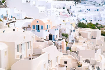 Foto op Canvas Oia,  view of Oia town, Santorini island, Greece © luchschenF