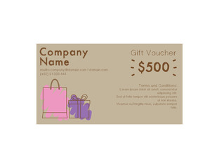 Gift Voucher Shopping 500 dollar
