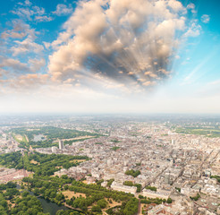 Aerial view of London Buildings - UK